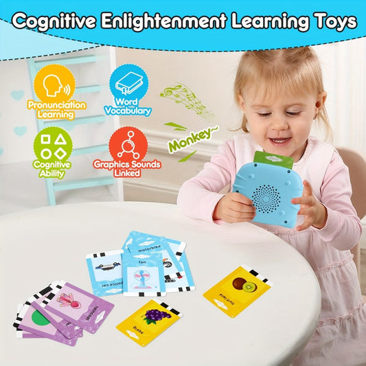 "Talking Flash Cards – 200 Words, Rechargeable, Fun English Learning for Kids!"